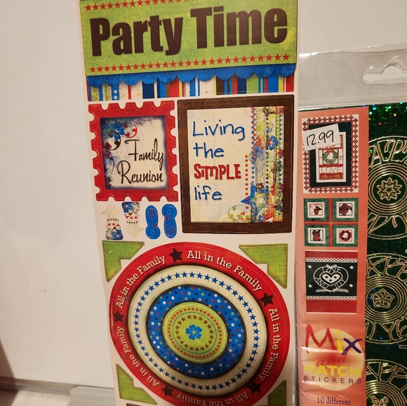 Scrapbooking vintage miscellaneous stickers and cut outs. NIP. - Picture 5 of 5